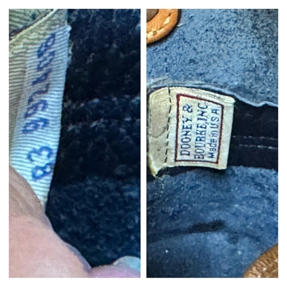 Vintage Dooney and Bourke Norfolk Collection
All-Weather Leather Bag Blue - Picture 10 of 16